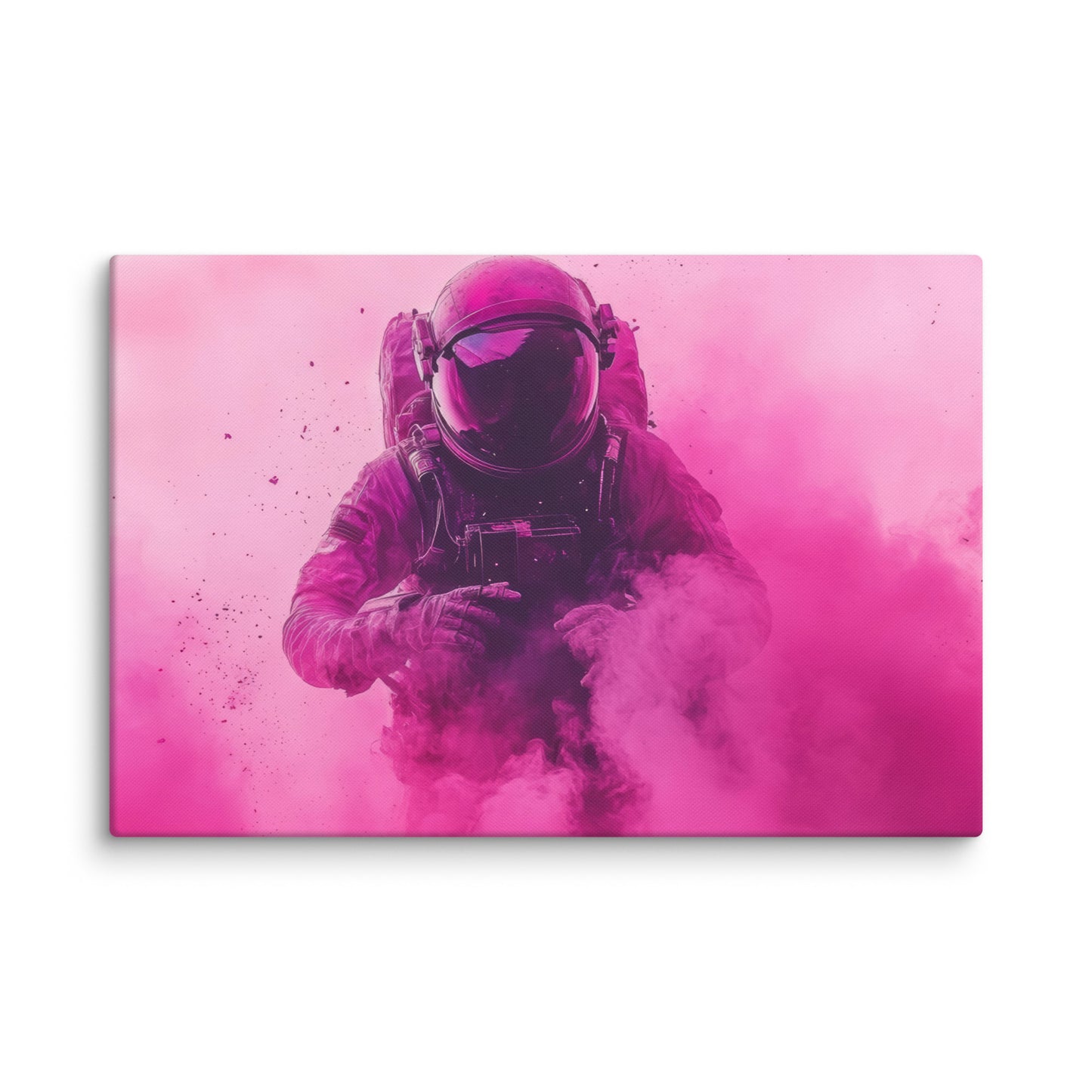 One Pink Step Astronaut Wall Art
