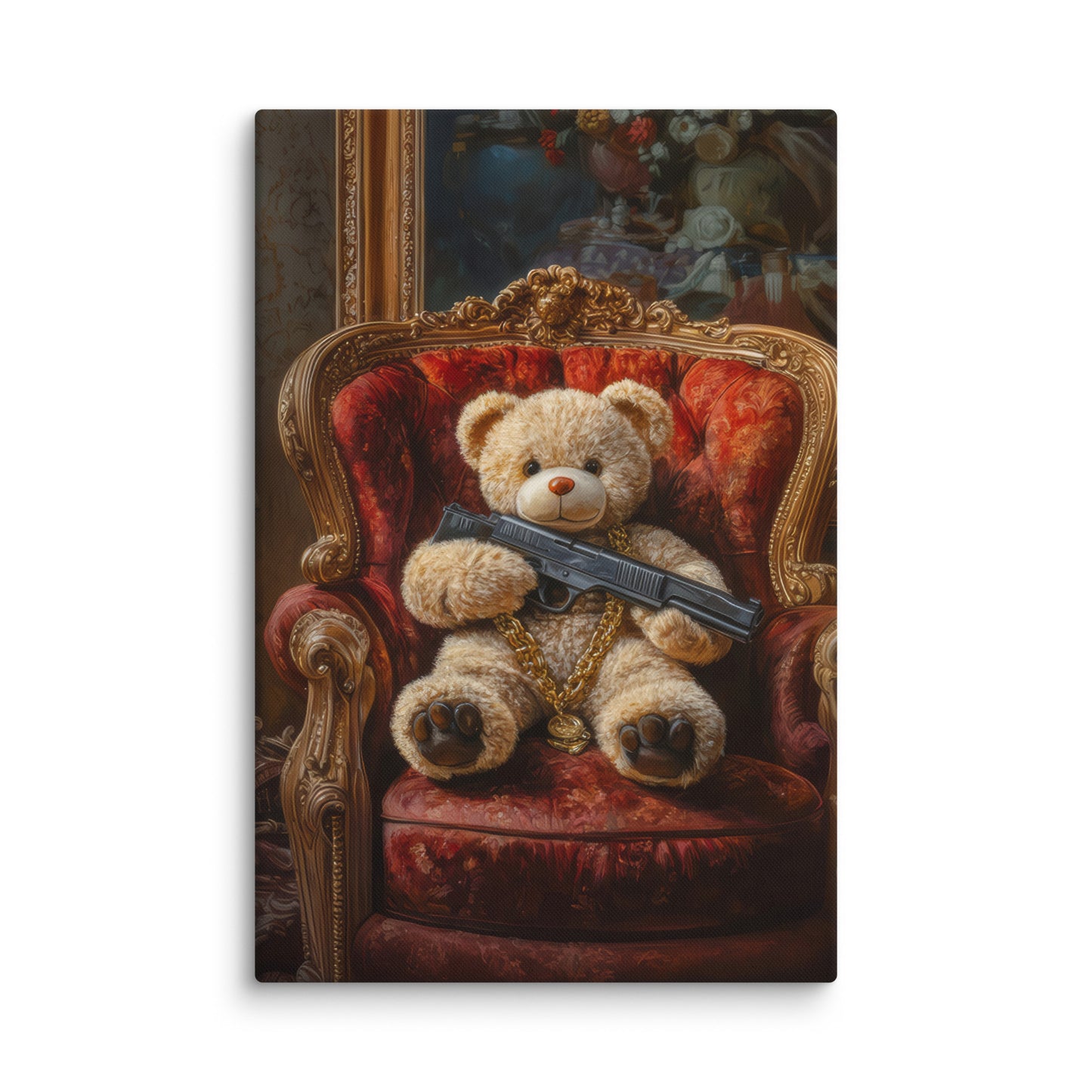 Shotgun Teddy Wall Art