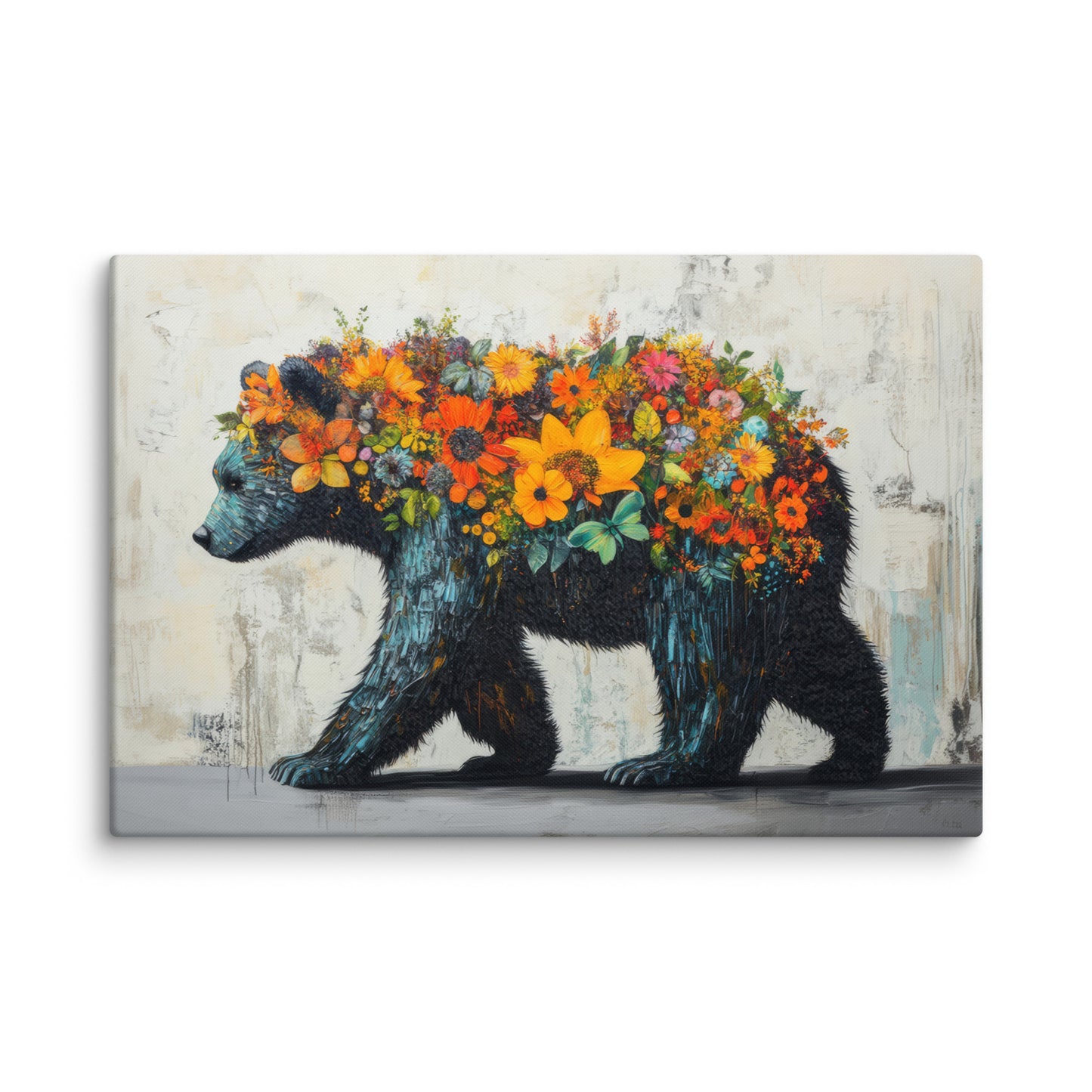Flower Bear Wall Art
