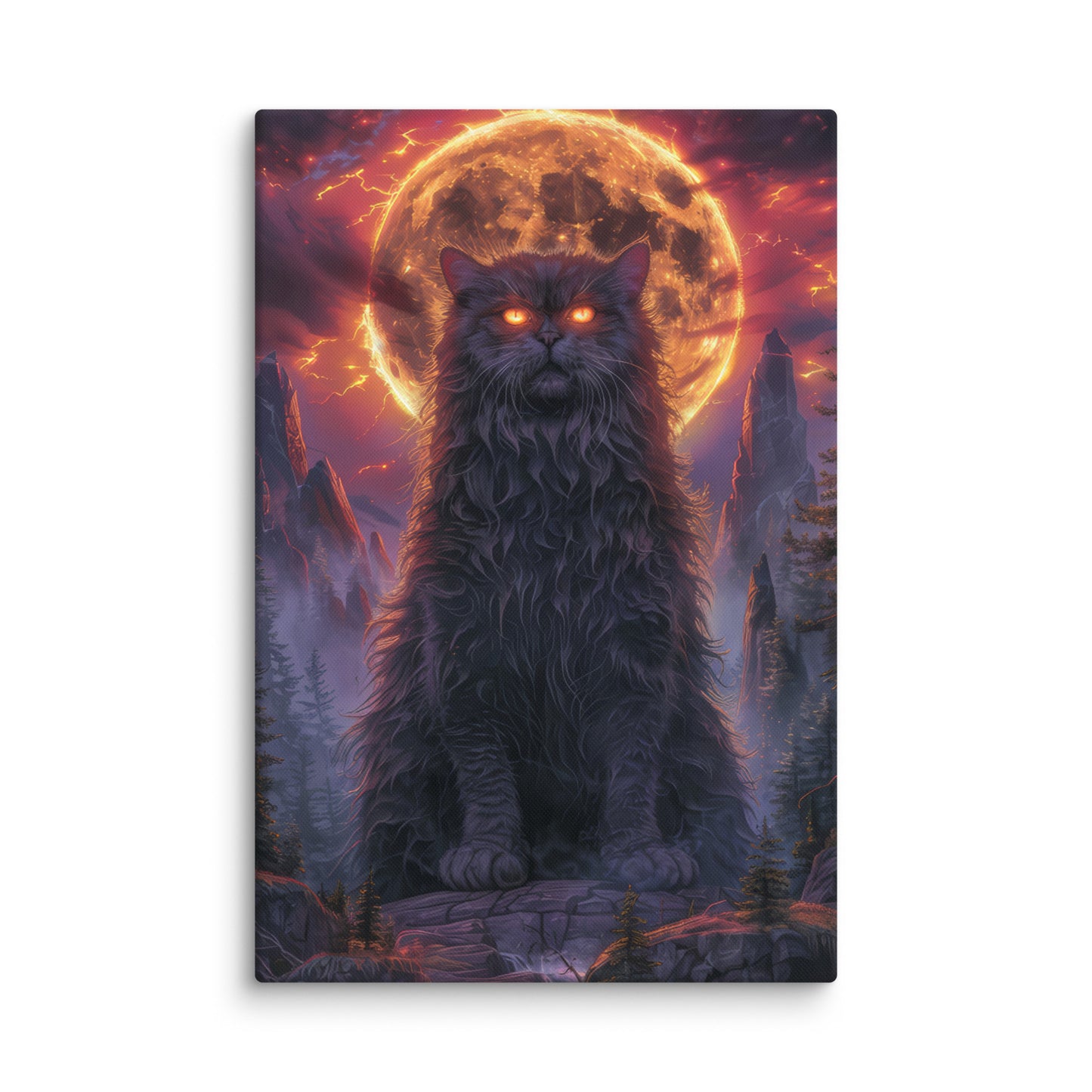 I AM THE KITTY GOD Wall Art