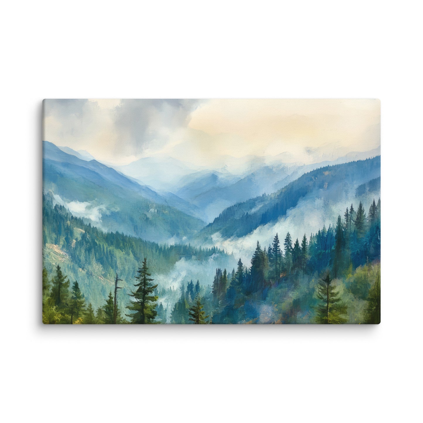 Wispy Mountains Wall Art