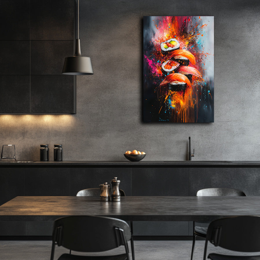 Salmon Trio Wall Art