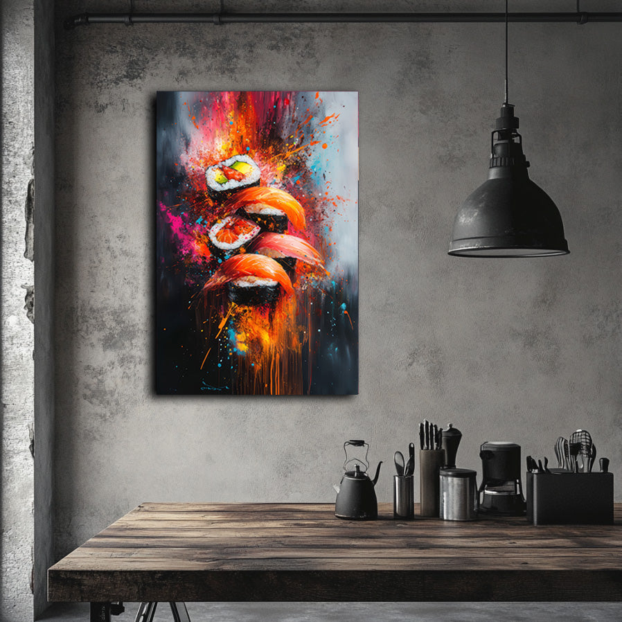 Salmon Trio Wall Art