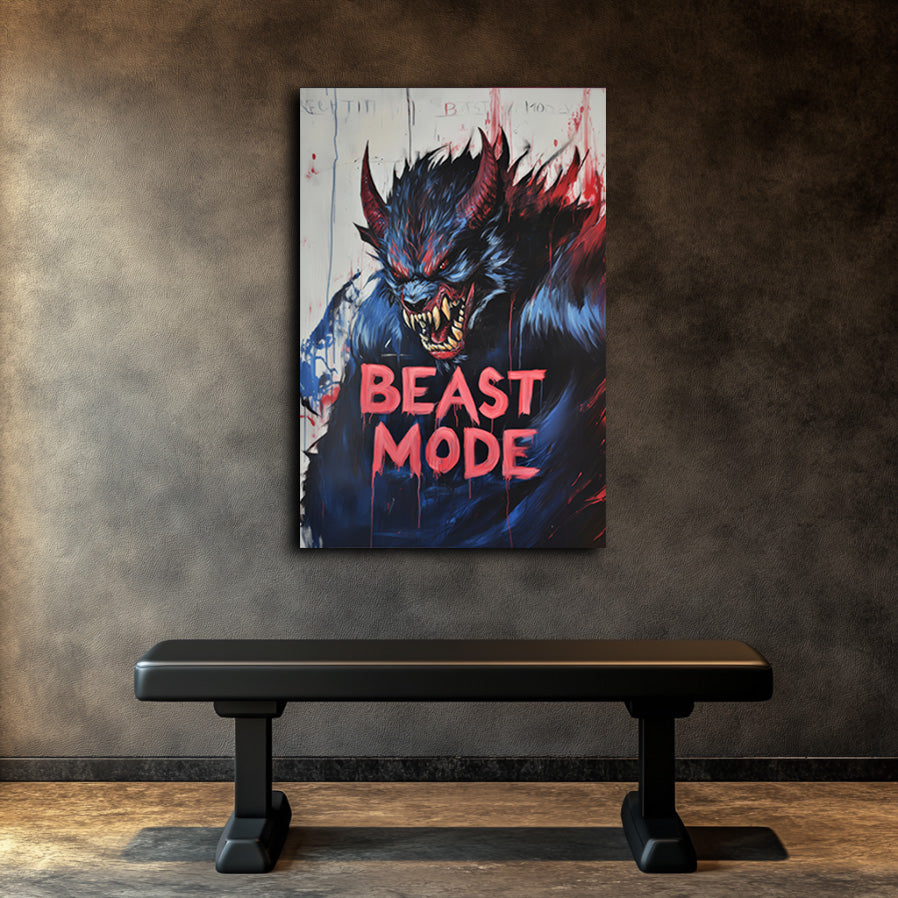 Beast Mode 3 Wall Art