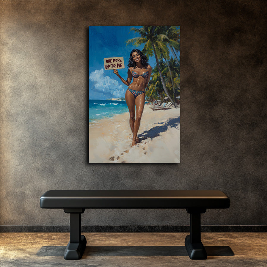 One More Rep For Me Wall Art