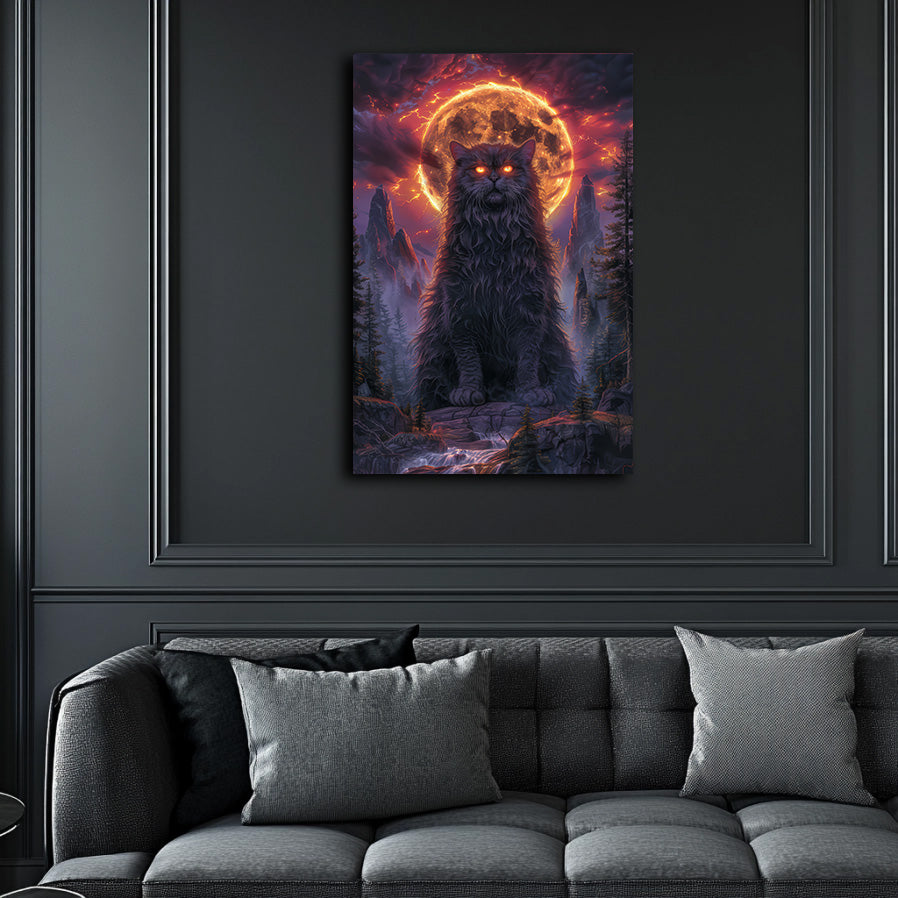 I AM THE KITTY GOD Wall Art