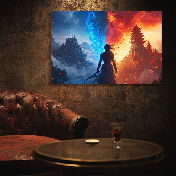 Worlds Collide  Wall Art