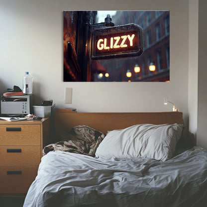 Glizzy Sign  Wall Art