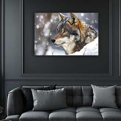 Snow Hunter  Wall Art