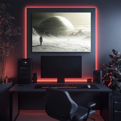 Stranger in the Mist  Wall Art