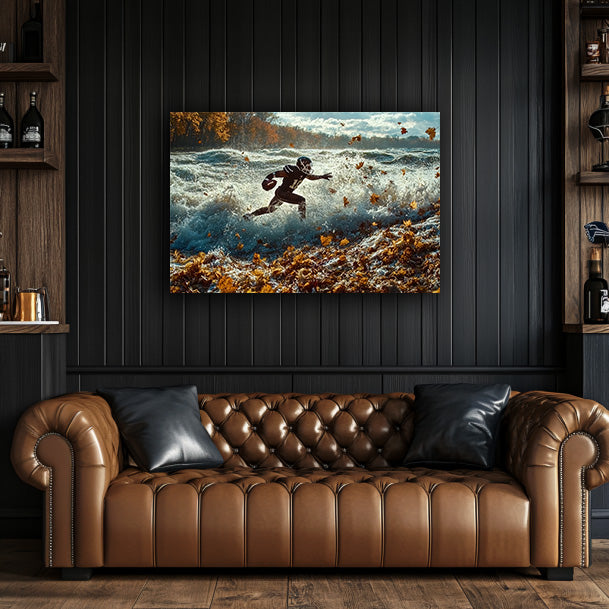 Football Shore  Wall Art