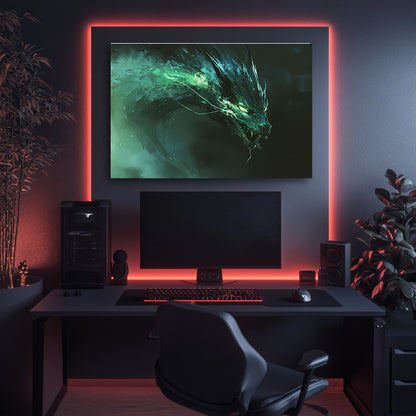 Jade Dragon  Wall Art