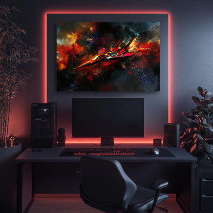 Spacejet  Wall Art