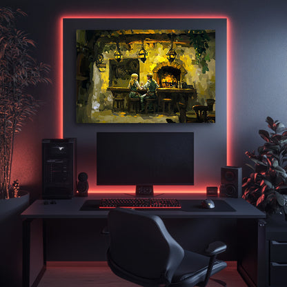 Tavern Date  Wall Art