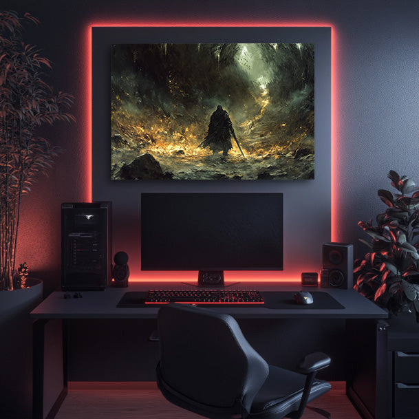 Golden Death  Wall Art
