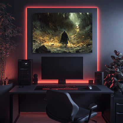 Golden Death  Wall Art