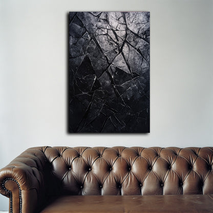 Shattered Black  Wall Art