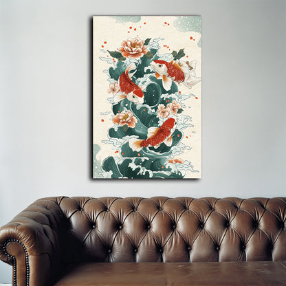 Koi Trio  Wall Art
