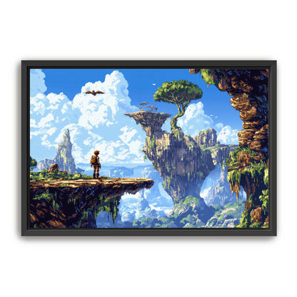 8 Bit Adventurer  Wall Art