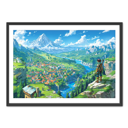 8 Bit Return  Wall Art