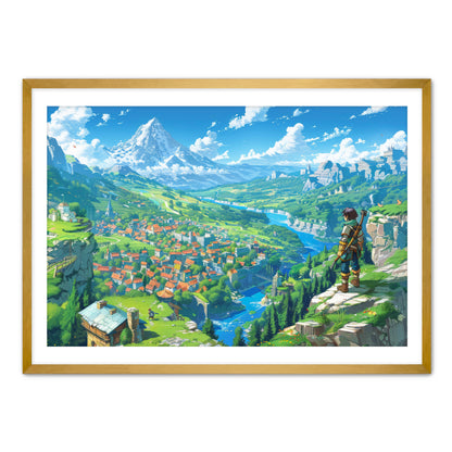 8 Bit Return  Wall Art