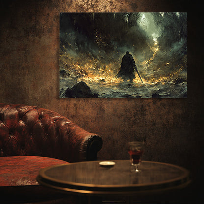 Golden Death  Wall Art
