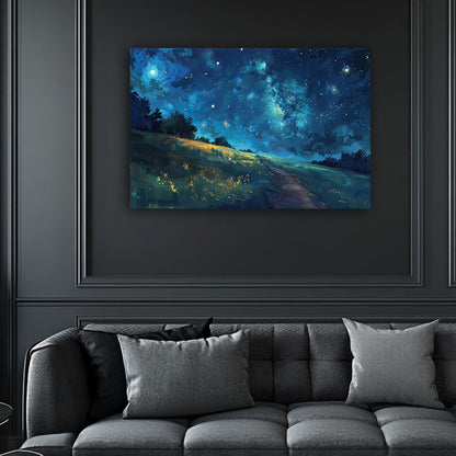 Anime Starry Night  Wall Art