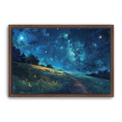 Anime Starry Night  Wall Art