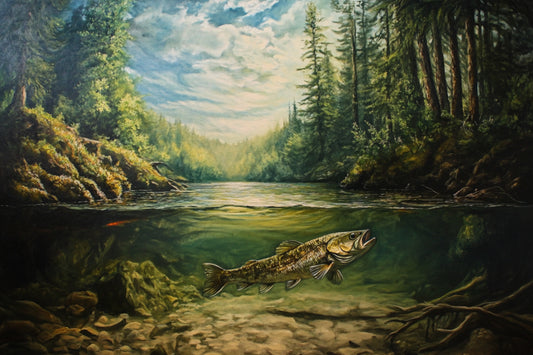 Bass Underneath  Wall Art