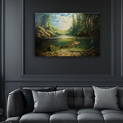 Bass Underneath  Wall Art