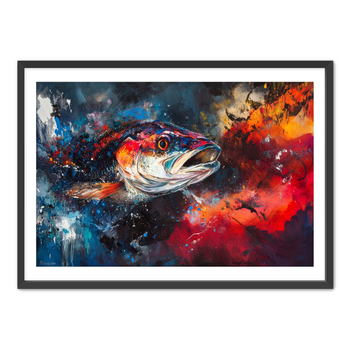 Abstract Bass  Wall Art