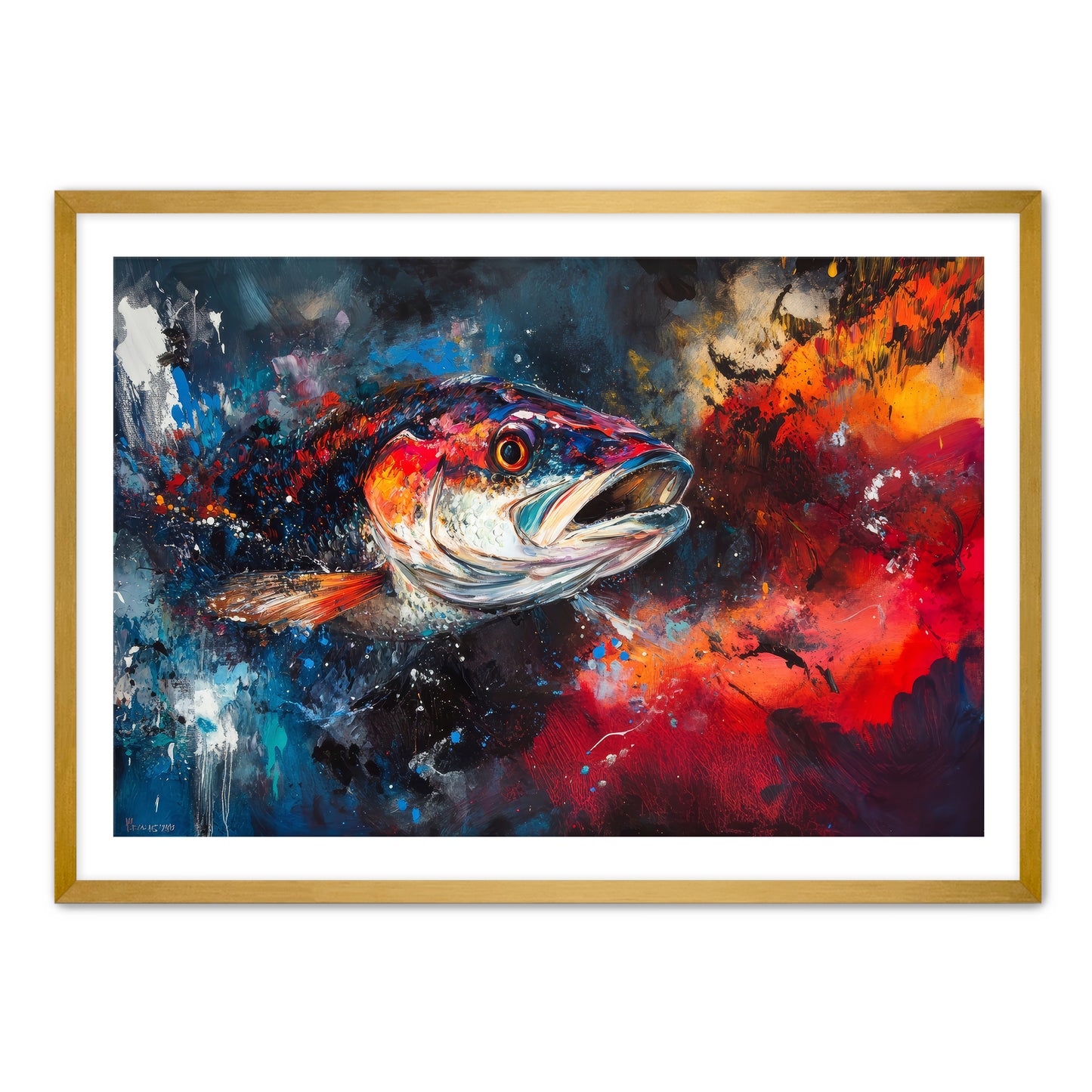 Abstract Bass  Wall Art
