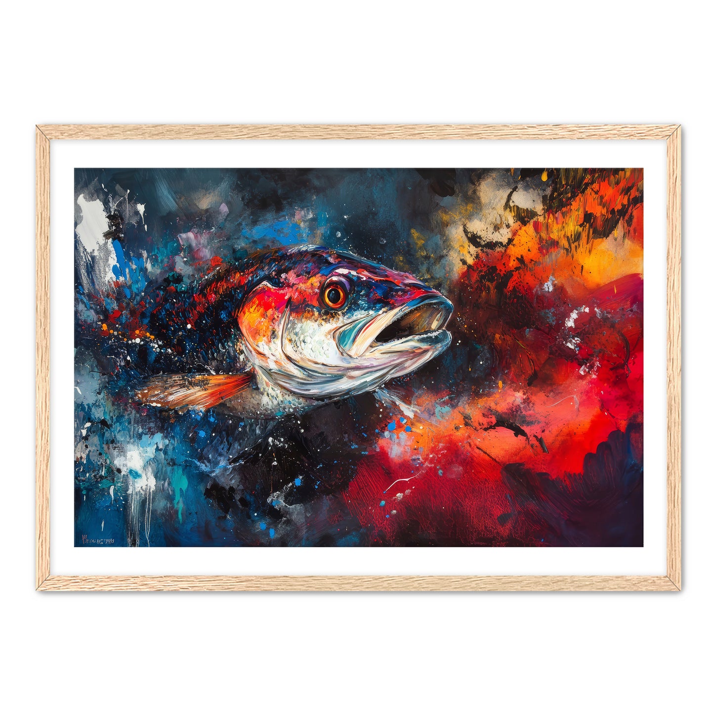 Abstract Bass  Wall Art
