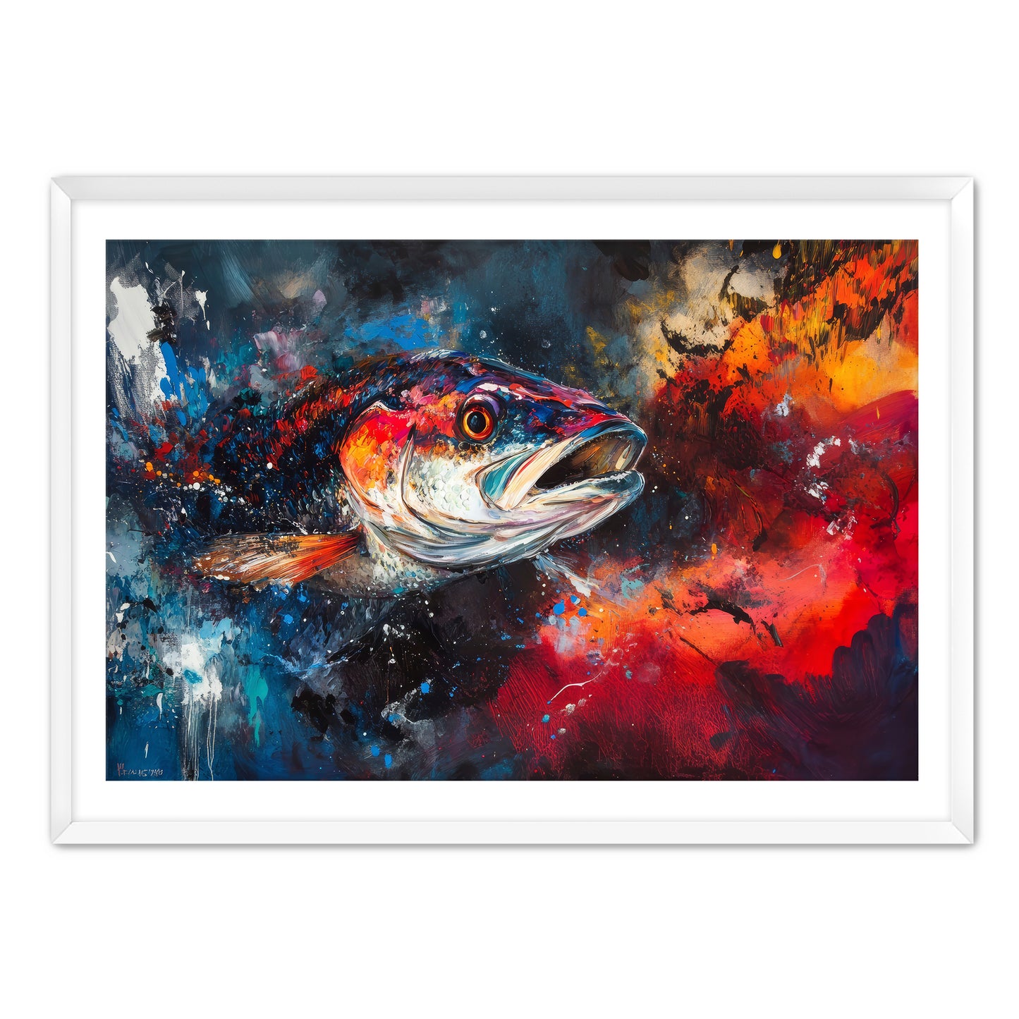 Abstract Bass  Wall Art