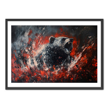 Bear King  Wall Art