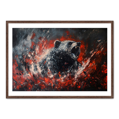 Bear King  Wall Art