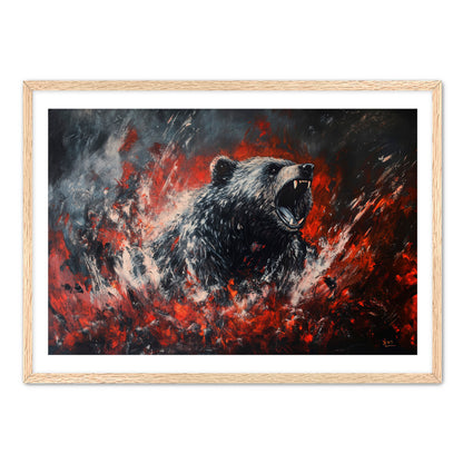 Bear King  Wall Art