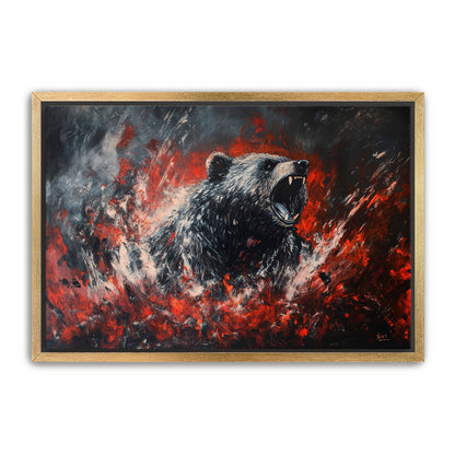 Bear King  Wall Art
