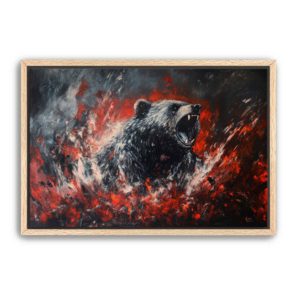 Bear King  Wall Art