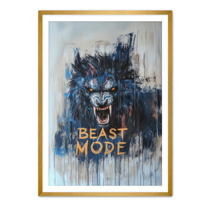 Beast Mode 1  Wall Art
