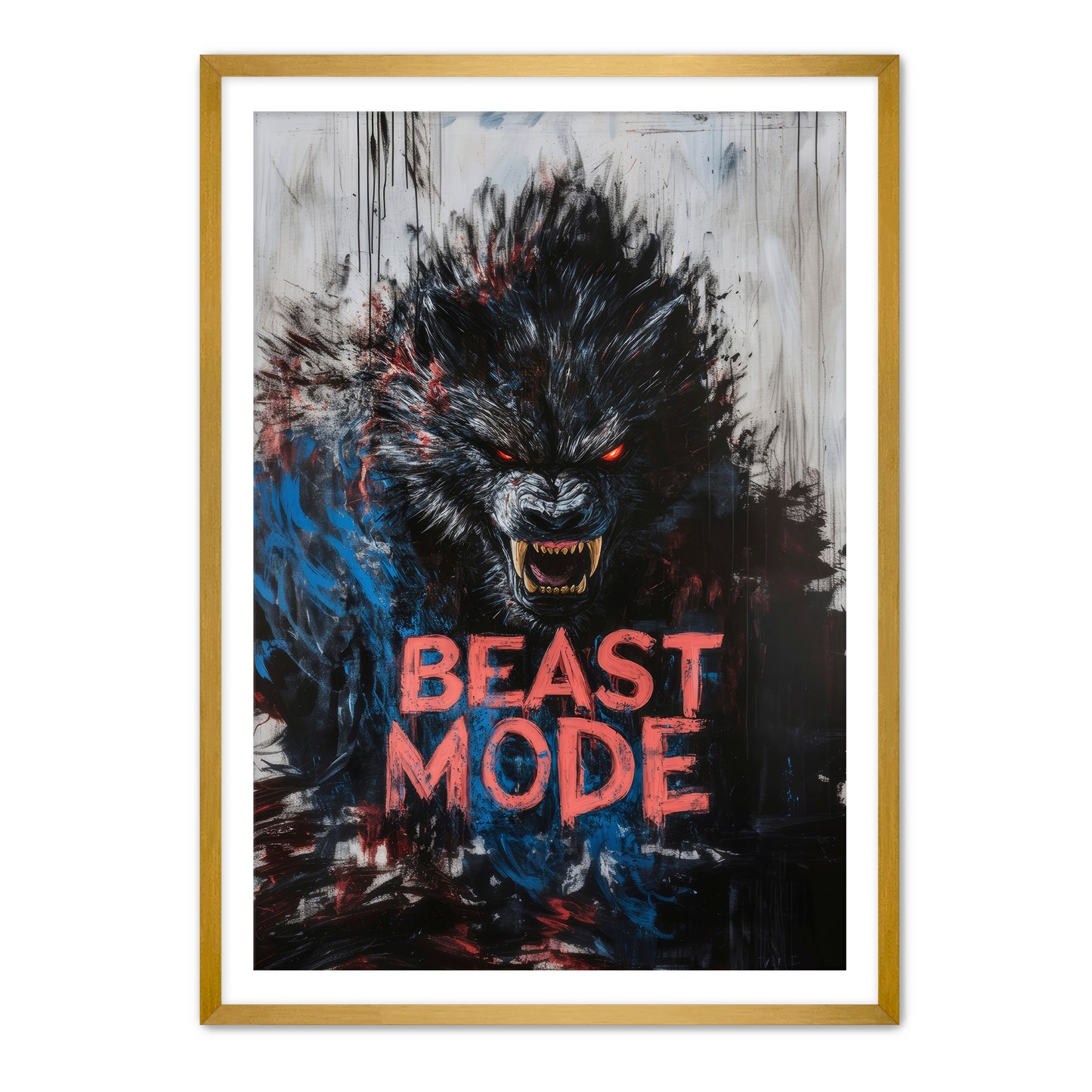 Beast Mode 2  Wall Art