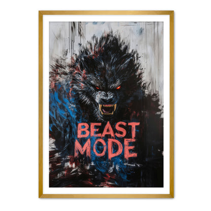 Beast Mode 2  Wall Art