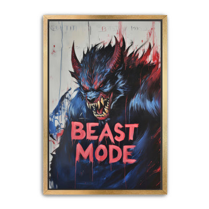 Beast Mode 3  Wall Art