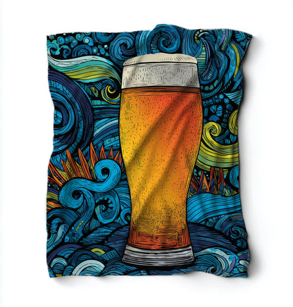 Beer Artwork Blanket
