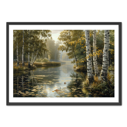 Birch and Brook  Wall Art