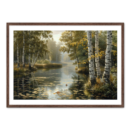 Birch and Brook  Wall Art