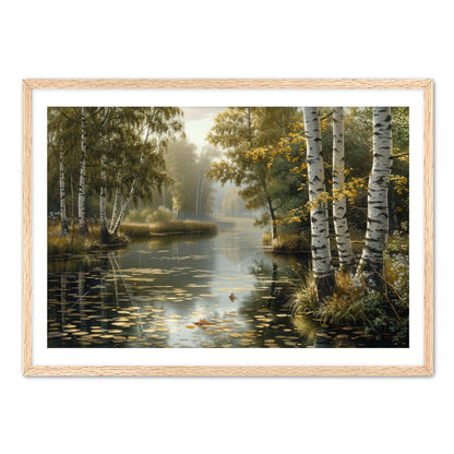 Birch and Brook  Wall Art