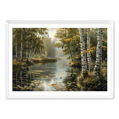 Birch and Brook  Wall Art