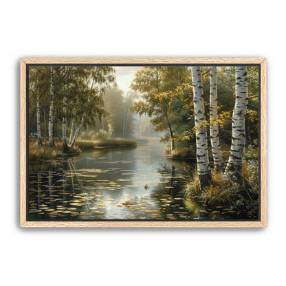 Birch and Brook  Wall Art