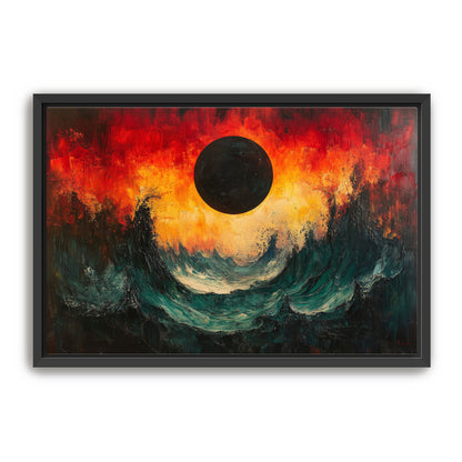 Black Moon Tide  Wall Art